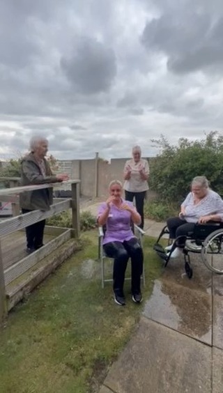 #LindisfarneShotton 
Ice bucket water challenge completed by Leoni 🙌