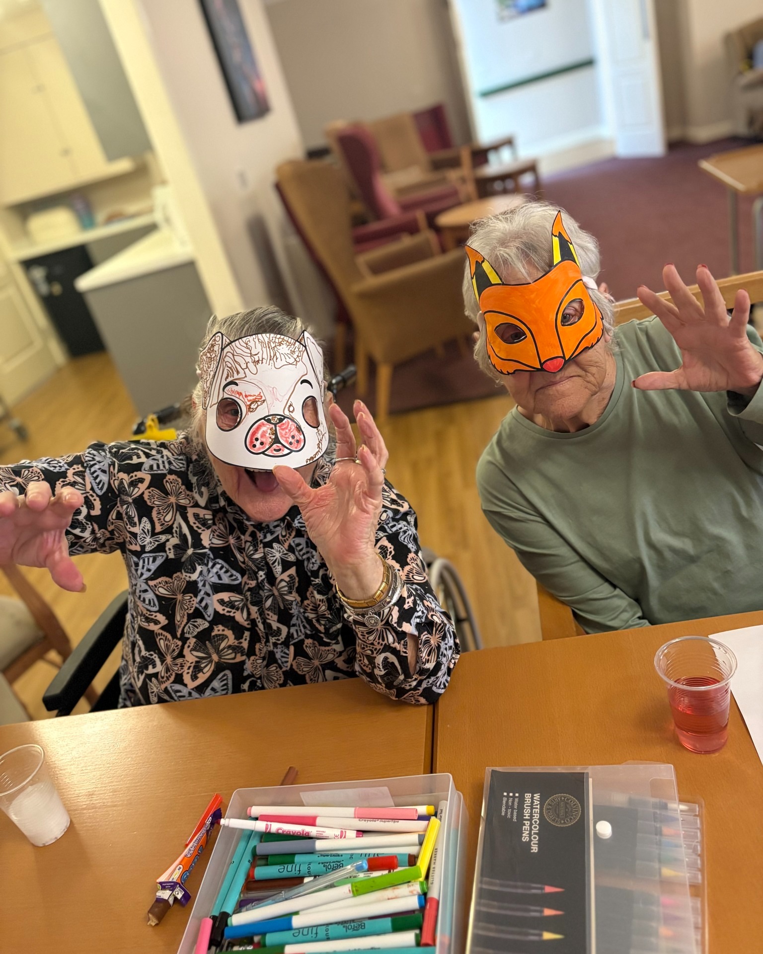 #lindisfarneshotton 
Who needs a trip to the zoo when the wildlife comes to you? 🦁🦜
Our residents celebrated Wildlife Day in style with masks, markers, and a whole lot of imagination!