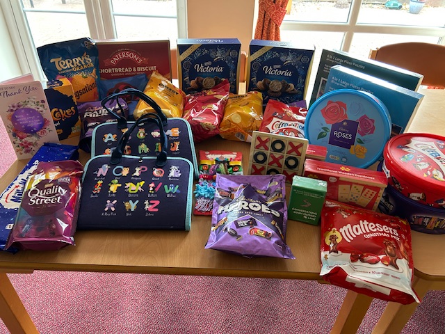 #lindisfarneseaham 
A big thank you to the Turner family for the lovely dementia friendly activity sets and biscuits and sweets 🥰