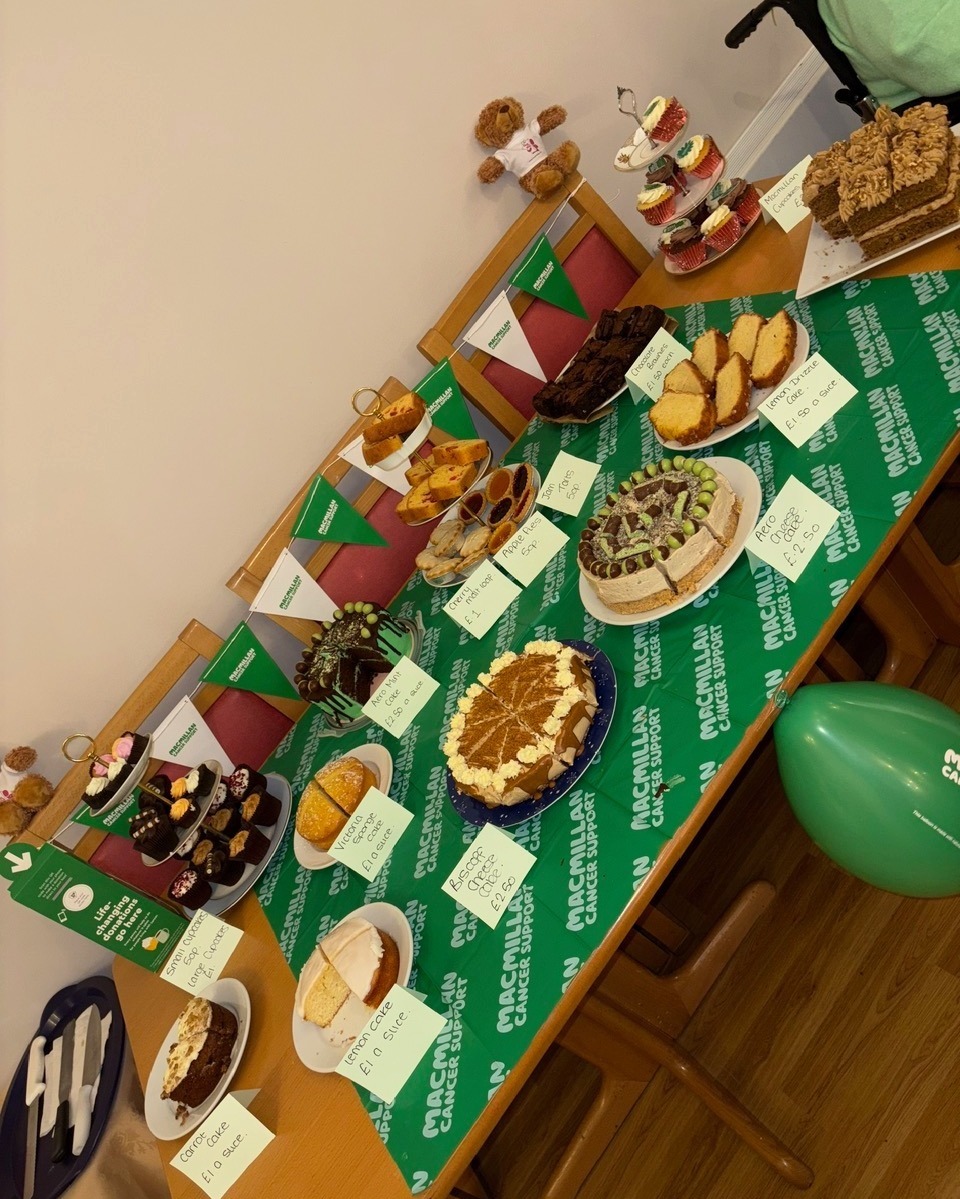💚 Macmillan Coffee Morning at Lindisfarne Shotton💚

We had a fantastic morning filled with cakes, cuppas and smiles! 🎂☕ Our amazing staff baked delicious treats, with extra goodies kindly donated by shops and team members. Residents loved having their face painted, enjoying a slice of cake or two and seeing so many friendly faces pop in to support Macmillan Cancer Support.

Thank you to everyone who helped make it such a special day! 🌸