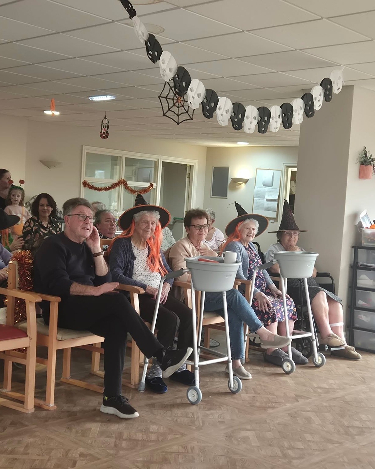 Halloween party at #lindisfarneouston - Everyone enjoyed the lovely Sharon Cardno entertaining them with plenty of singing and dancing.