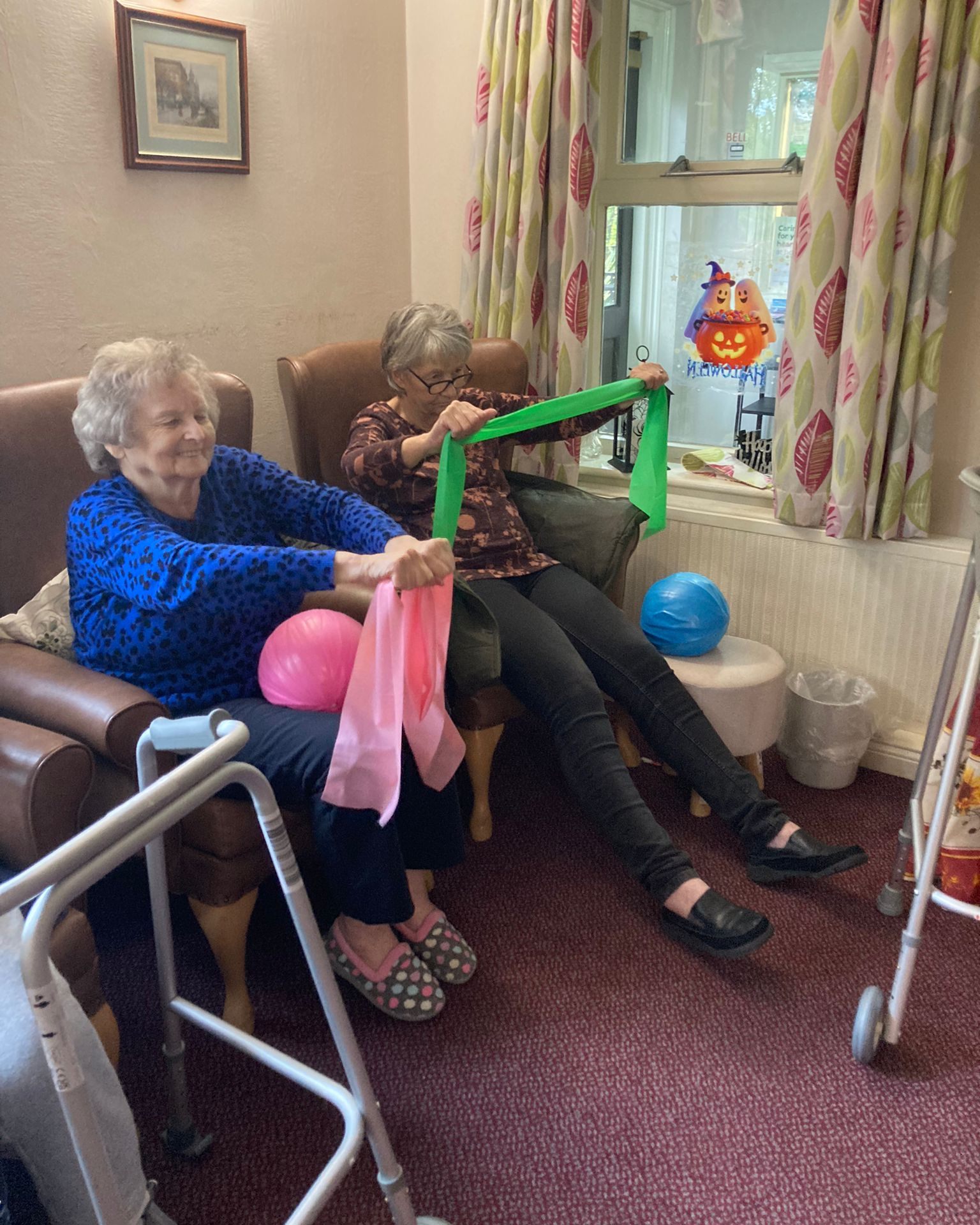 All working out with Sarah at St Mary’s.. lots of fun and laughter.