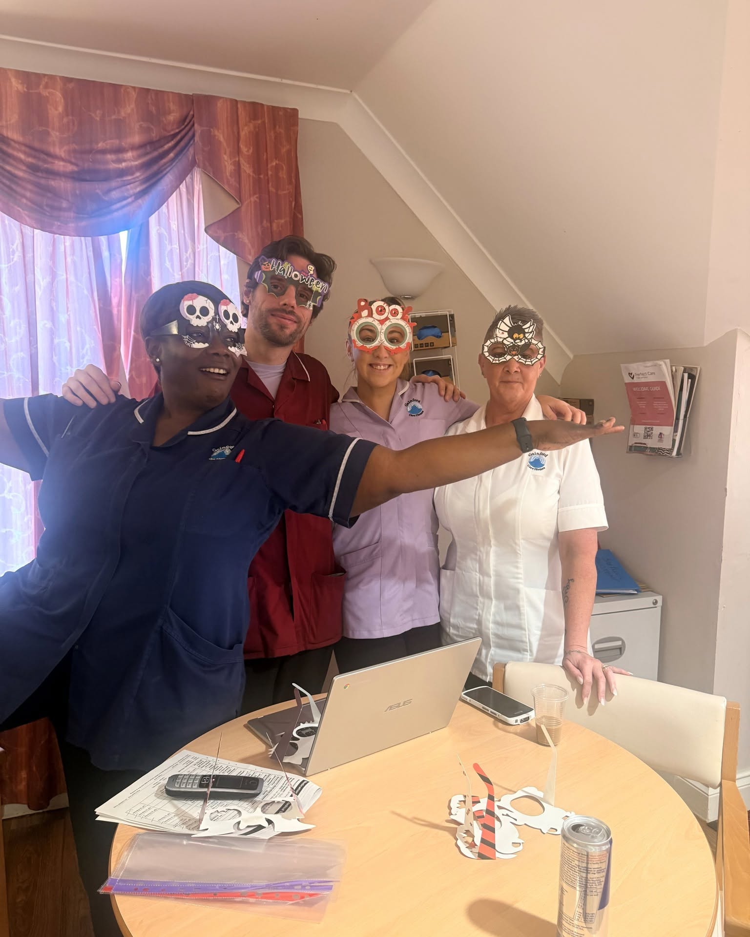 Residents and staff at #LindisfarneNewtonAycliffe had a brilliant time preparing for Halloween 😍
