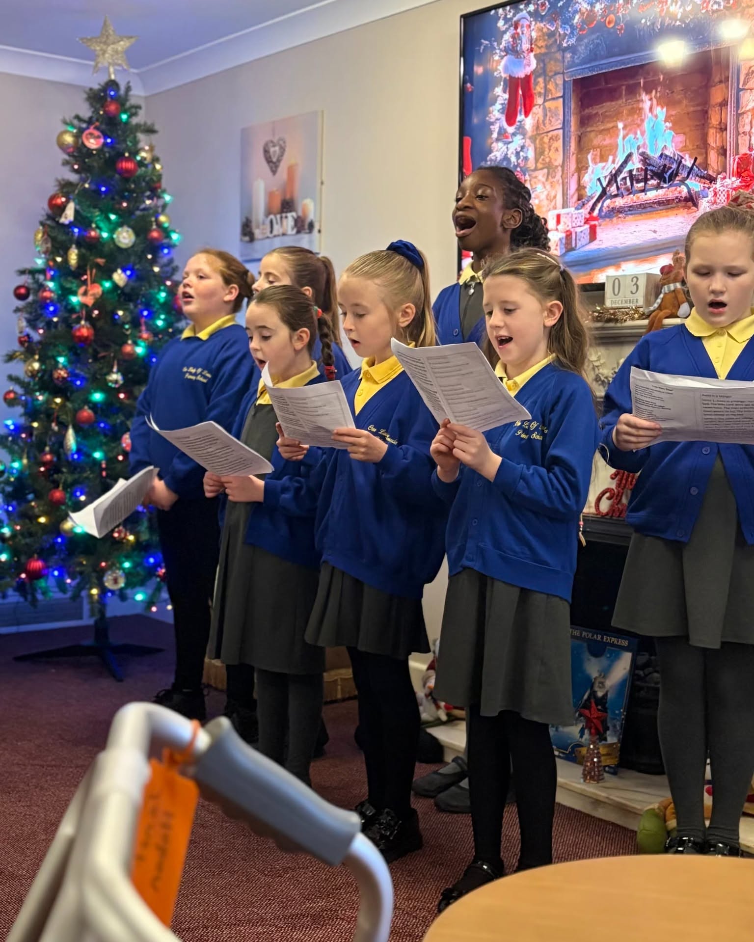 A Truly Magical Day at #LindisfarneShotton ✨🎄
We were visited by a wonderful group of children who came in to sing Christmas carols and what a heart-melting experience it was for us all. Their beautiful voices filled the home with festive magic, and many of our residents were completely mesmerised. There were even a few tears of happiness among us… a true sign of how special the moment was. ❤️
To make the day even more magical, the children brought along handmade Christmas gift bags for every resident in the building. Such a thoughtful and touching gesture that meant the world to everyone here. 🎁✨
A huge thank you to the children, their teachers, and everyone involved for bringing so much joy, kindness, and Christmas sparkle into Lindisfarne Shotton.🌟