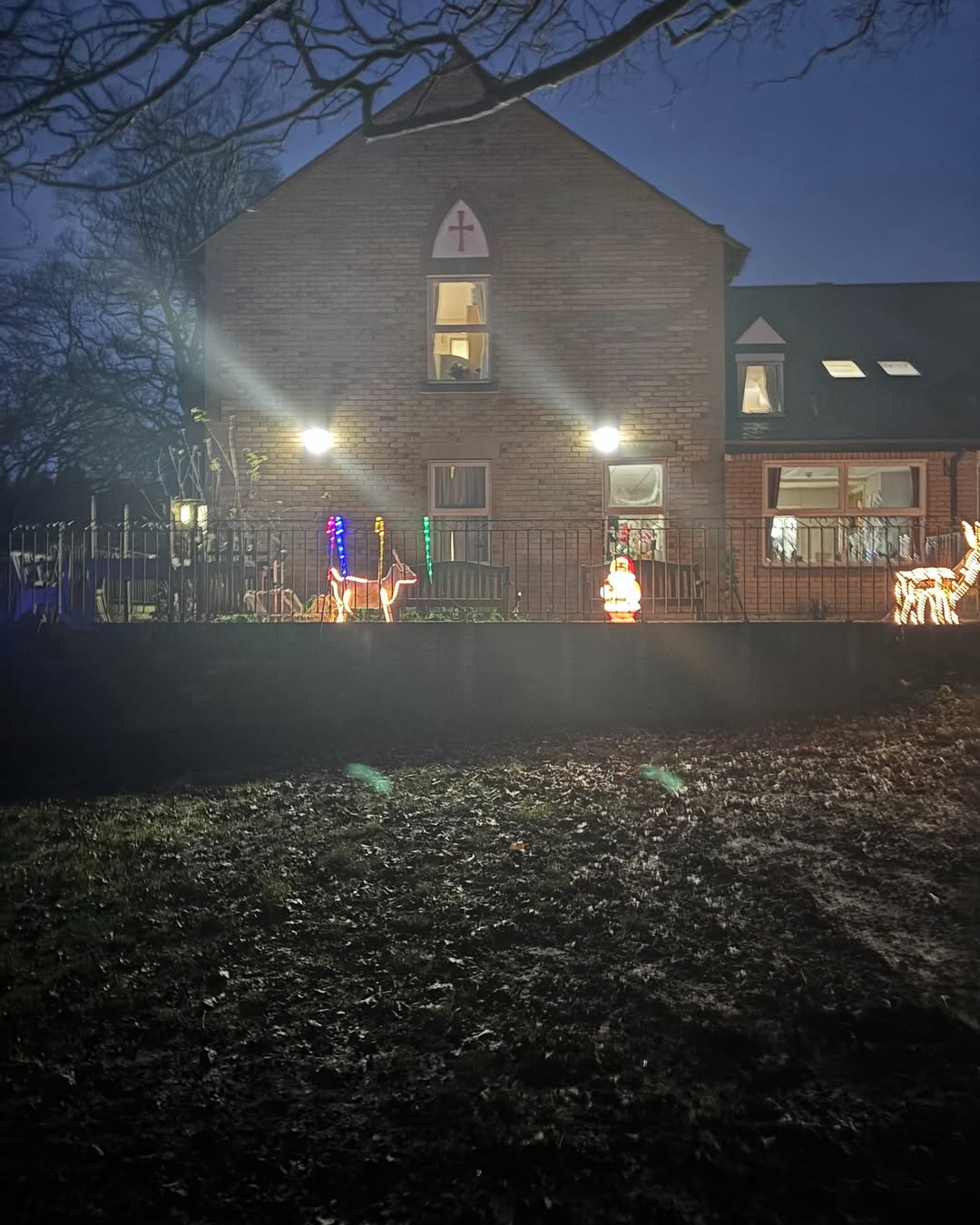 #stmarysnursinghome at night 🤩