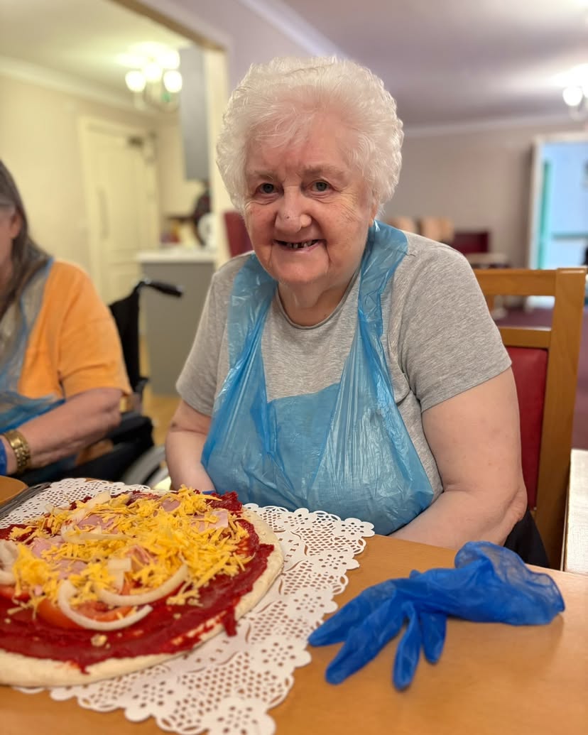 #lindisfarneshotton 
There’s nothing better than good food and good company 🍕❤️
Our residents rolled up their sleeves for a fun pizza-making afternoon. From choosing toppings to sharing stories, it was a day full of smiles, laughter and cheer ✨
