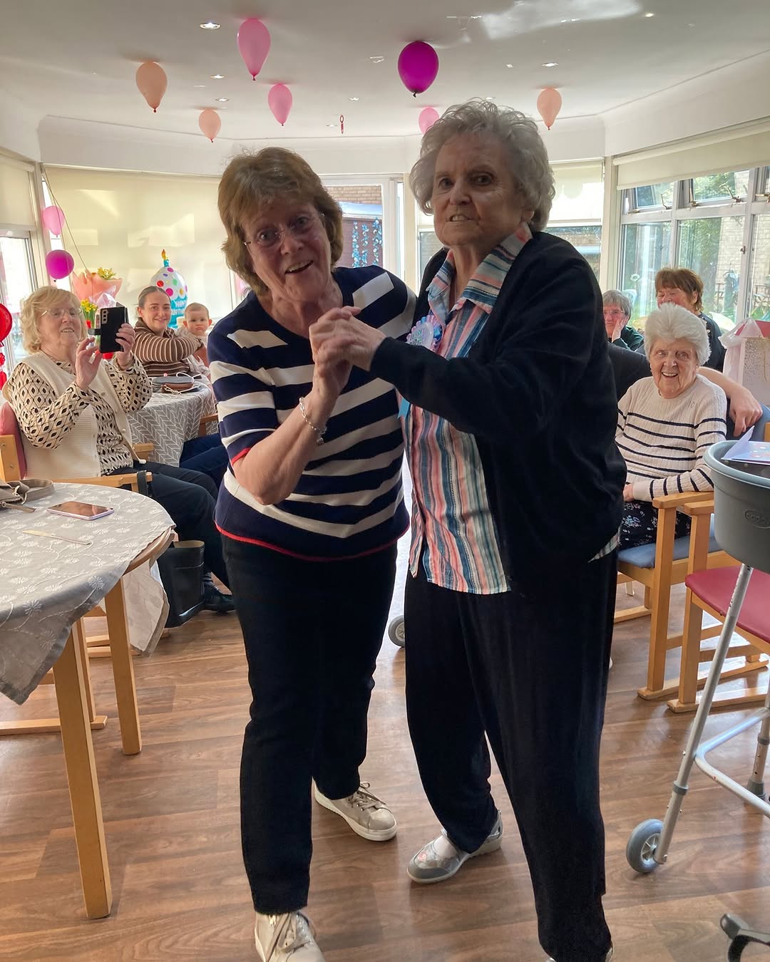 #stmarysnursinghome 
Audrey recently celebrated her birthday with friends and family. What a day she had with Derek singing some old time classics.