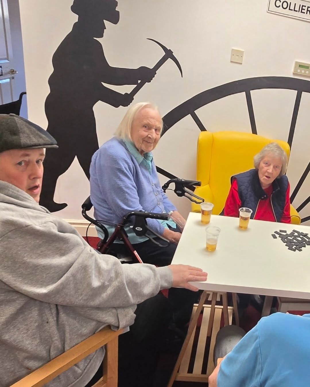 #lindisfarneseaham 

Throwback to residents enjoying a game of dominoes and drinks 🤩