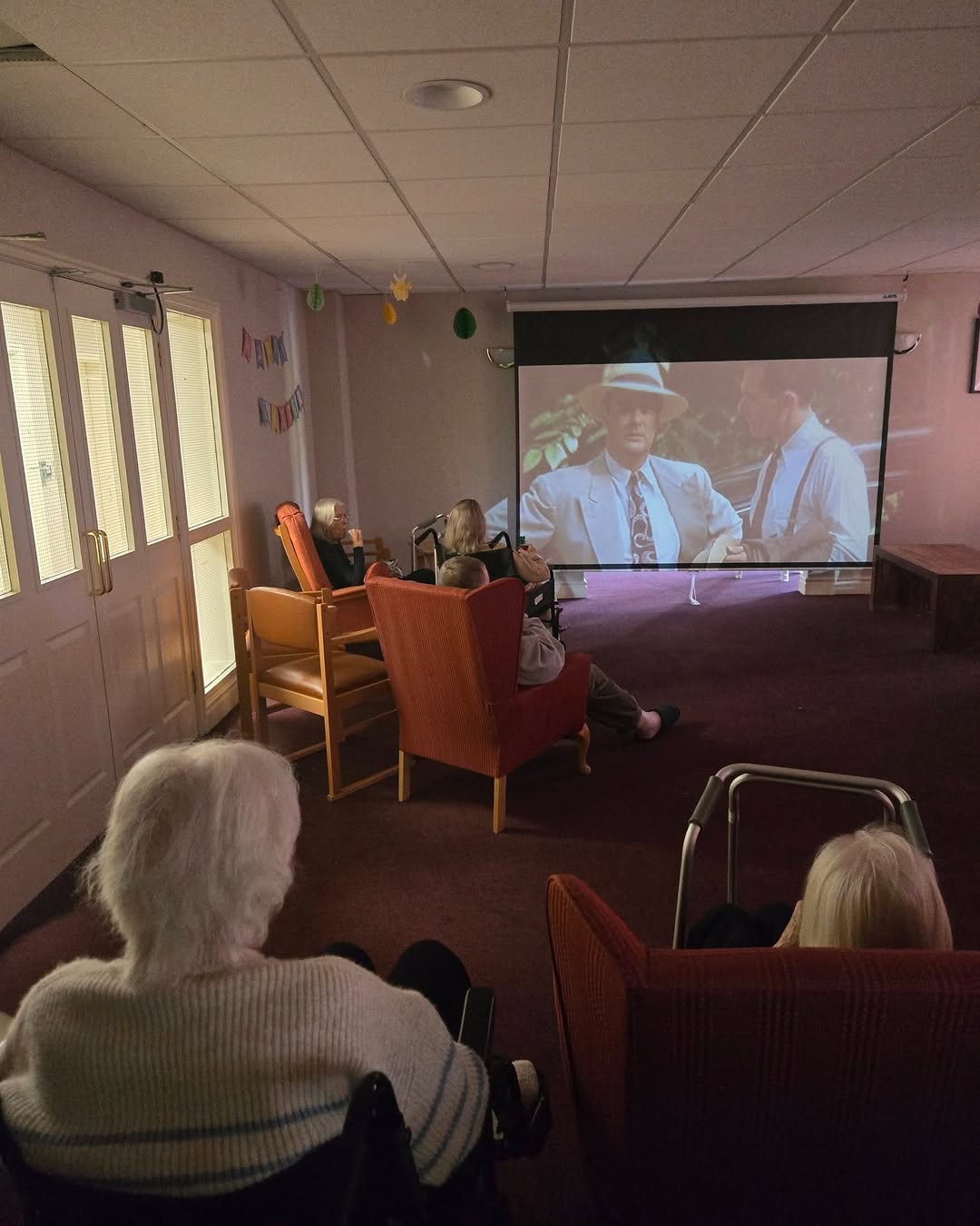 Recently for movie day at #lindisfarneseaham resident enjoyed Driving Miss Daisy along with some treats 🤩