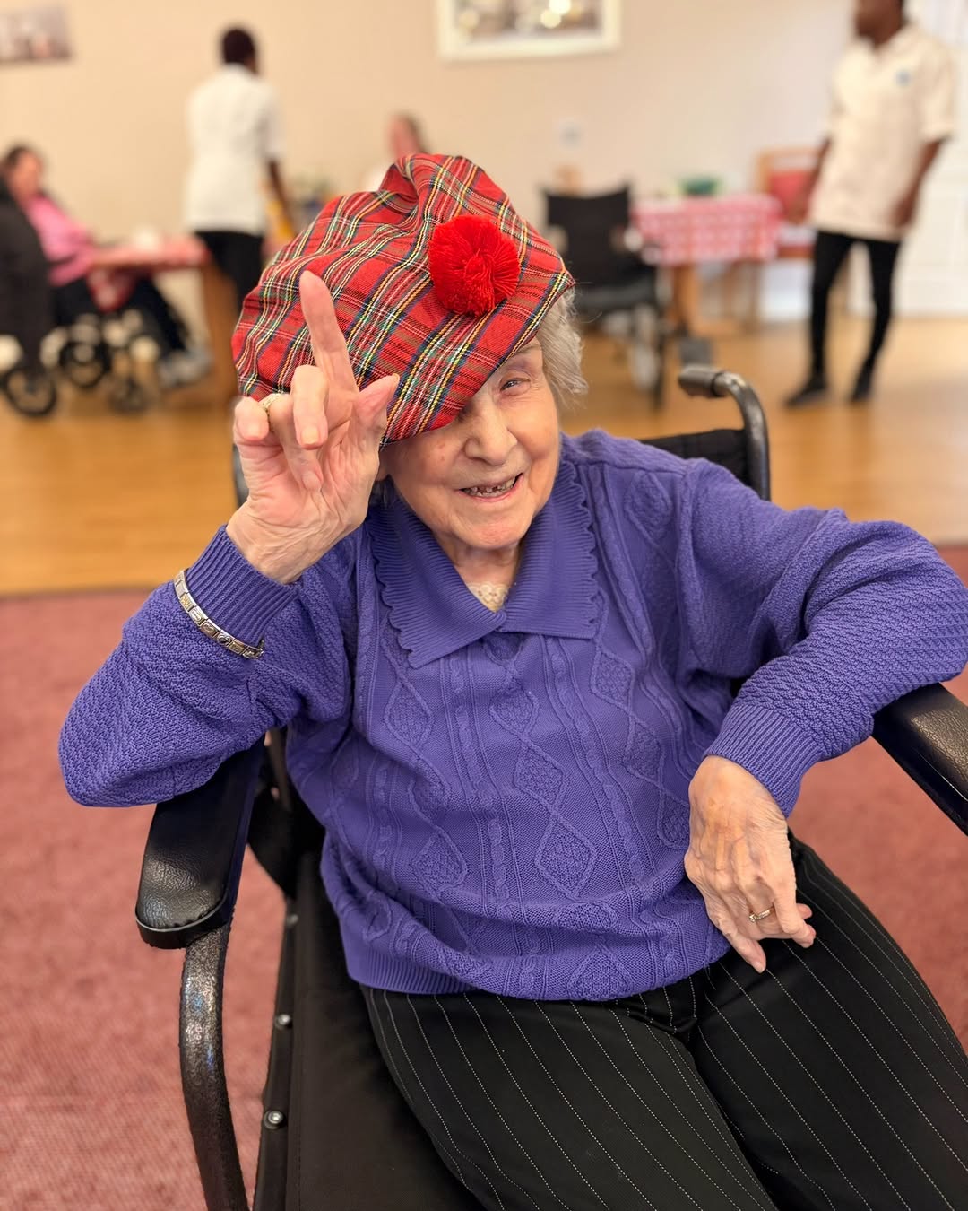 #throwback to Burns Night celebrations at #lindisfarneshotton 

Our residents had a fantastic time celebrating Burns Night! 🥃🏴

The day was filled with fun and learning as everyone enjoyed trying on the tartan hats and taking part in a PowerPoint session, discovering why we celebrate Burns Night and learning a little more about its traditions. 📖✨

There were plenty of smiles as residents raised a glass of Irn-Bru while watching the piper bless the haggis – a lovely moment for all to enjoy together. 🎶🥃

Of course, no celebration would be complete without a sweet treat, and everyone tucked into some delicious shortbread too! 🍪💛

A wonderful day full of laughter, learning, and tradition! 💕