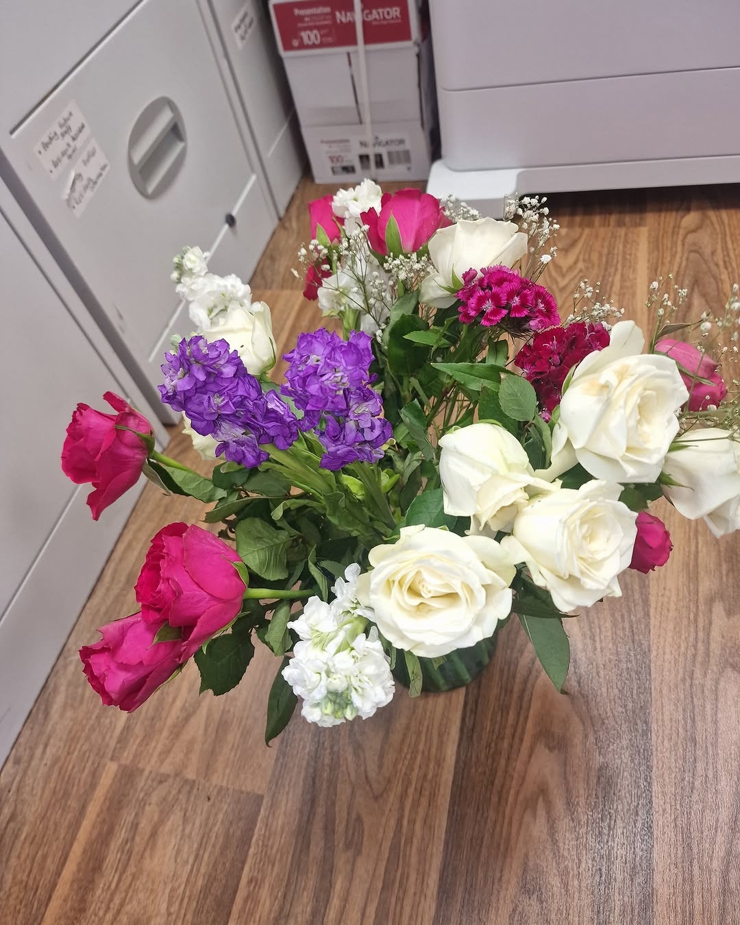 #lindisfarnenewtonaycliffe 
A massive Thank you to  Junction 7 for donating these gorgeous flowers – our residents enjoyed having a look at them and making up the bunches for the floors.