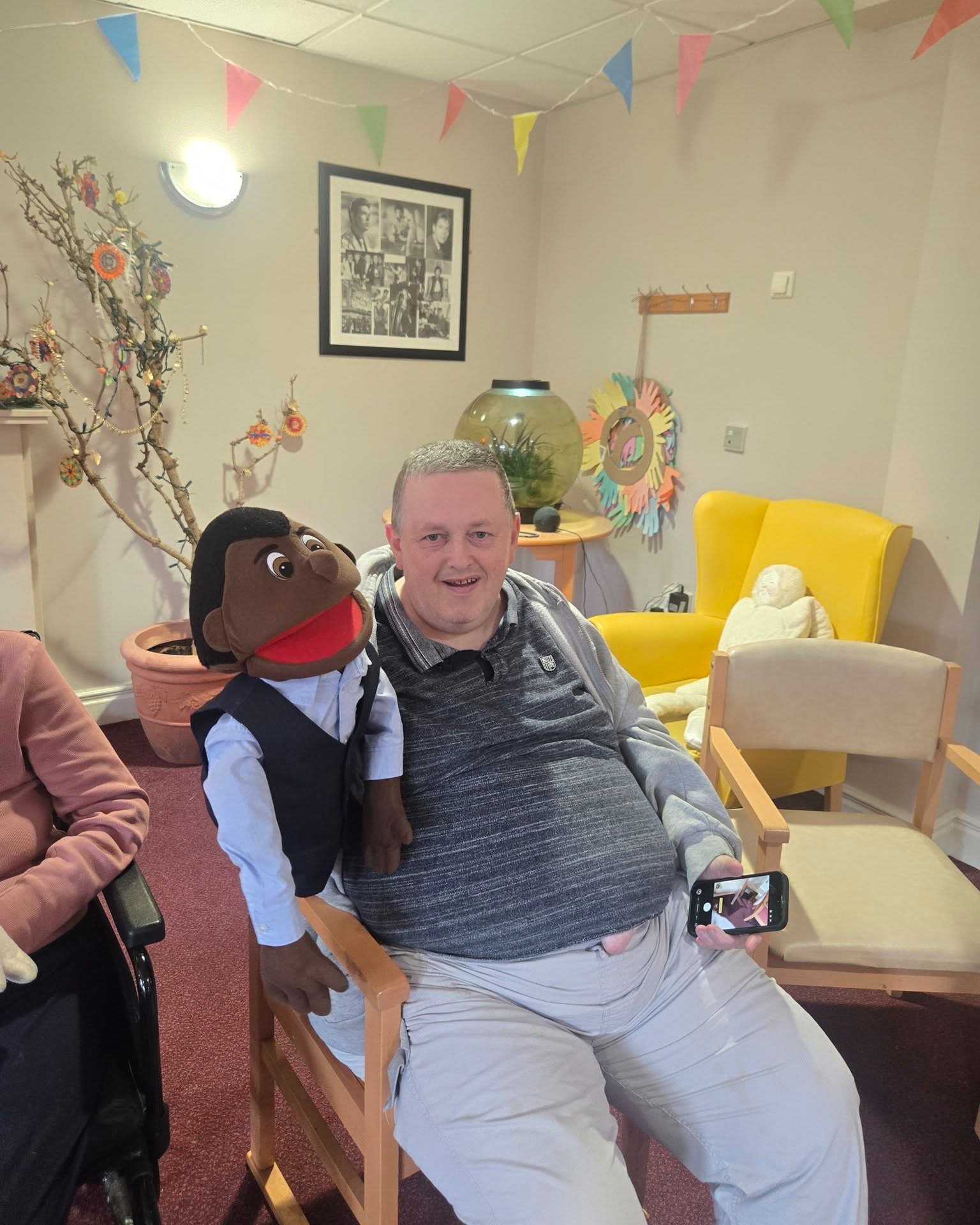 #lindisfarneseaham 
Last Friday, Residents enjoyed a puppet show.